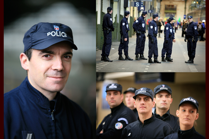Reportage photo sur la police des transports